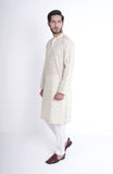 Schiffli Embroidered Boys Kurta
