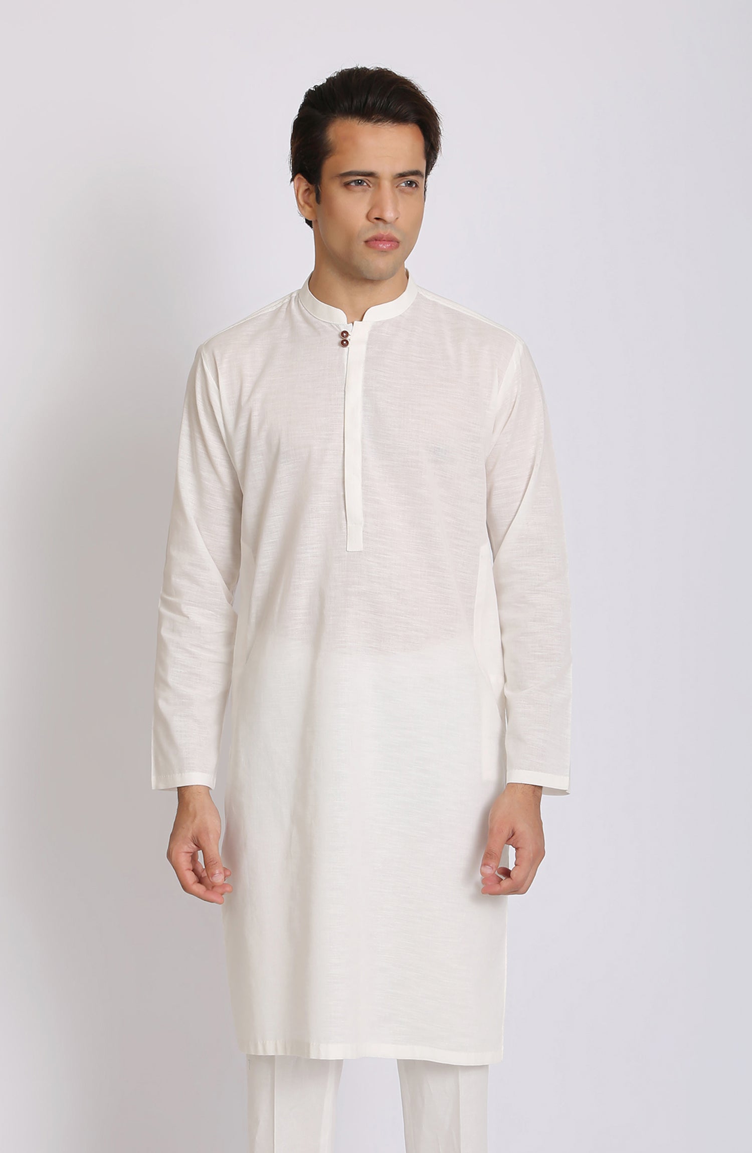 DOUBL LOP WODEN BUTN MEN KURTA – Shahnameh Pakistan