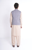 Yarn Dyed Khaddar Mens Waistcoat