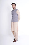 Yarn Dyed Khaddar Mens Waistcoat
