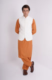Cotton Linen Mens Waistcoat