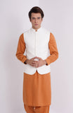 Cotton Linen Mens Waistcoat