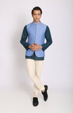 Yarn Dyed Mens Waistcoat