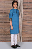 Puzzle Pattern Shiffli Kurta