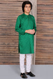 Self Jacquard Kurta