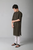 YARN DYED JACQUARD KURTA