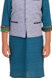 Bird Patern Jacquard Waistcoat