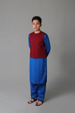 JACQUARD WAIST COAT-5-YRS