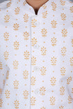 BOYS GOLDEN PRINTED WAISTCOAT
