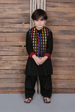 V NECK 3 PCS SUIT