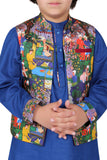 Miniature Print 3Pcs Suit
