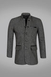 Classic Mandarin Tweed Jacket