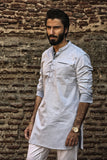 Mid Thigh Dobby Kurta