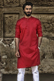 Placket Embroidered Kurta