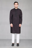 Jacquard Embroidered Kurta