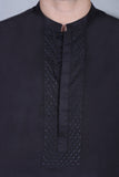 Jacquard Embroidered Kurta