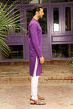 Feather Pattern Jacquard Kurta