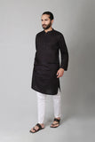 Embroidered Jacquard Kurta