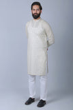 Schiffli Embroidered Kurta