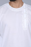 Embr Mens Round Neck Kurta