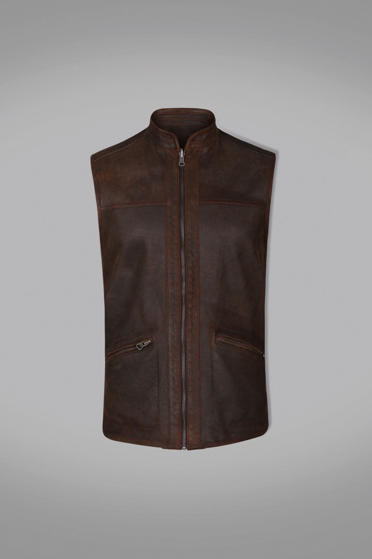 Revrsible Leather Waist Coat